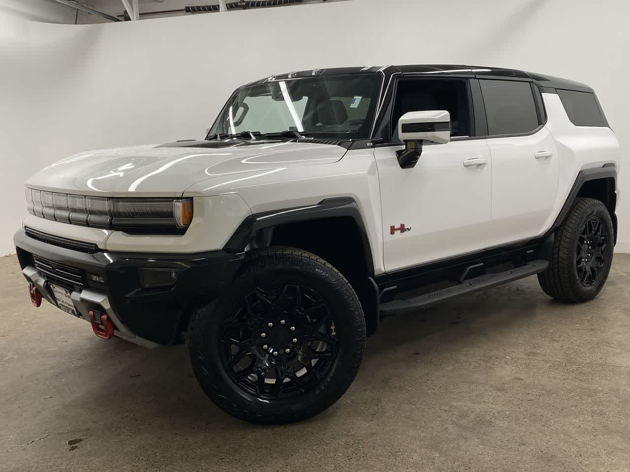 Interstellar White 2024 GMC Hummer EV SUV 2X AWD SUV / Crossover All-Wheel Drive 1-Speed Automatic