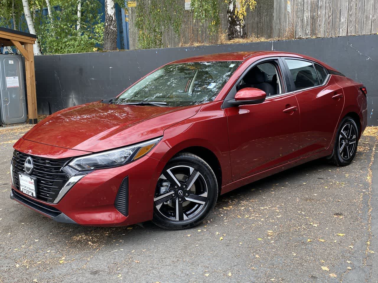Red (Scarlet Ember Tintcoat) 2025 Nissan Sentra Sedan Front-Wheel Drive Continuously Variable Transmission