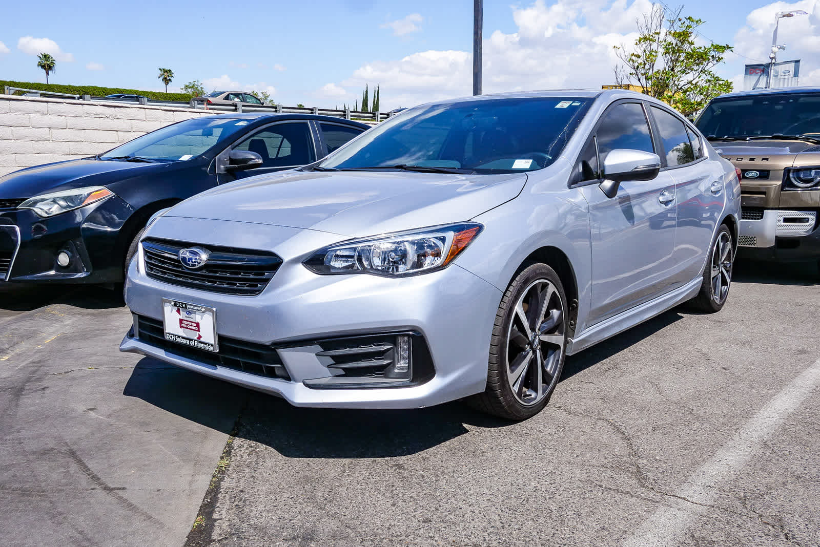 Ice Silver Metallic 2023 Subaru Impreza Sport Sedan AWD Sedan All-Wheel Drive Continuously Variable Transmission