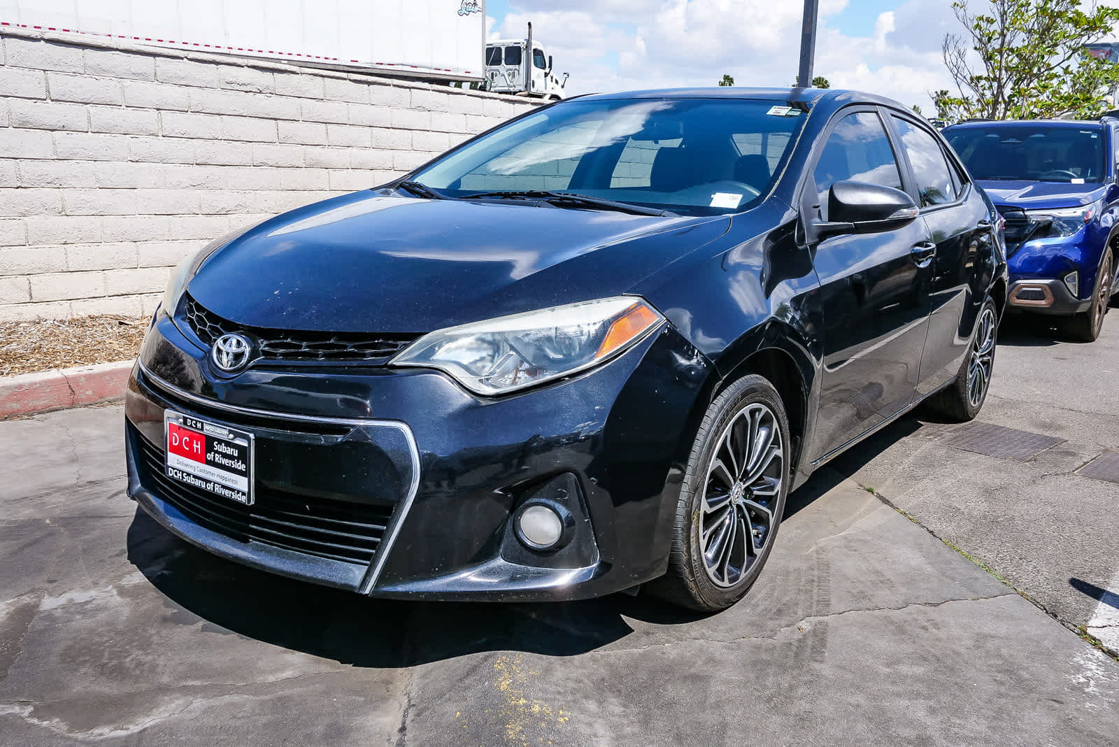 Black Sand Mica 2014 Toyota Corolla S Plus Sedan Front-Wheel Drive Automatic