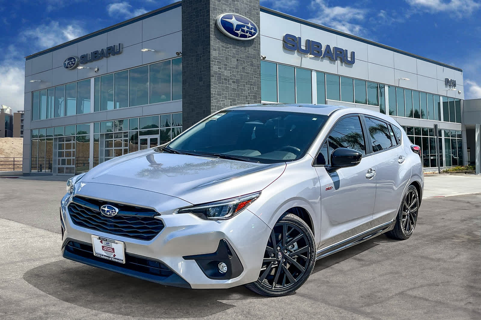 Ice Silver Metallic 2024 Subaru Impreza Wagon All-Wheel Drive Continuously Variable Transmission