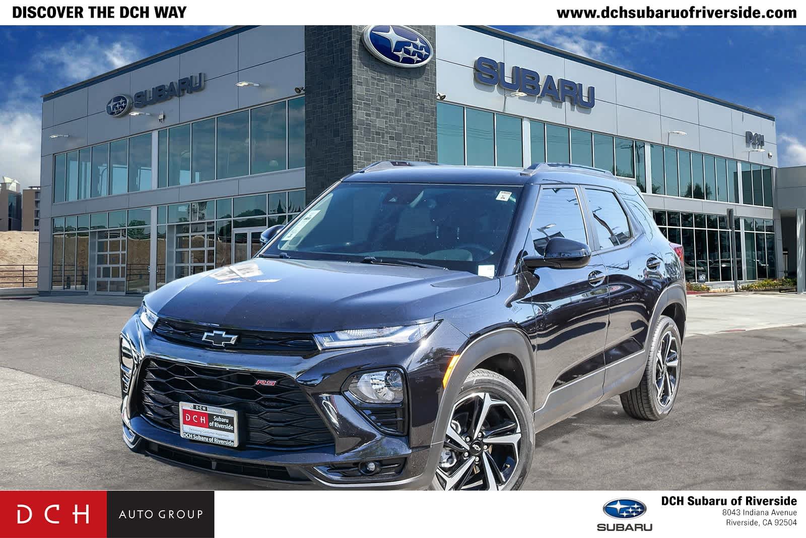 Mosaic Black Metallic 2023 Chevrolet Trailblazer SUV / Crossover Front-Wheel Drive Continuously Variable Transmission