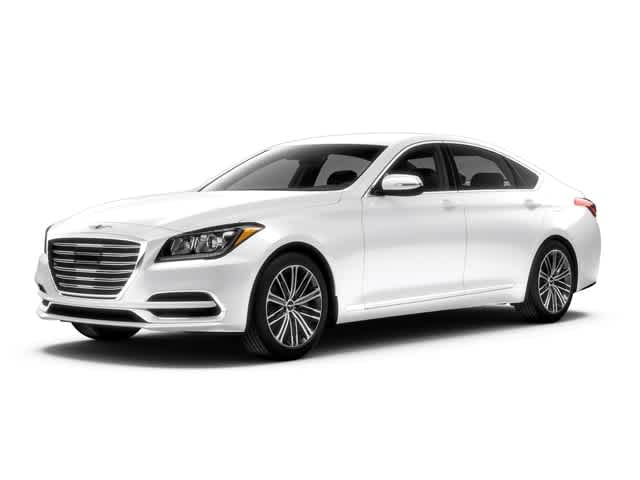 Casablanca White 2019 Genesis G80 Sedan Rear-Wheel Drive Automatic