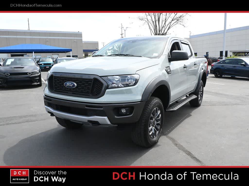 Cactus Gray 2023 Ford Ranger XLT SuperCrew RWD Pickup Truck 4X2 Automatic