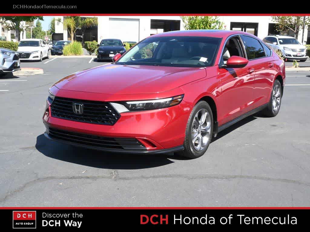 Radiant Red Metallic 2024 Honda Accord Sedan Front-Wheel Drive Continuously Variable Transmission