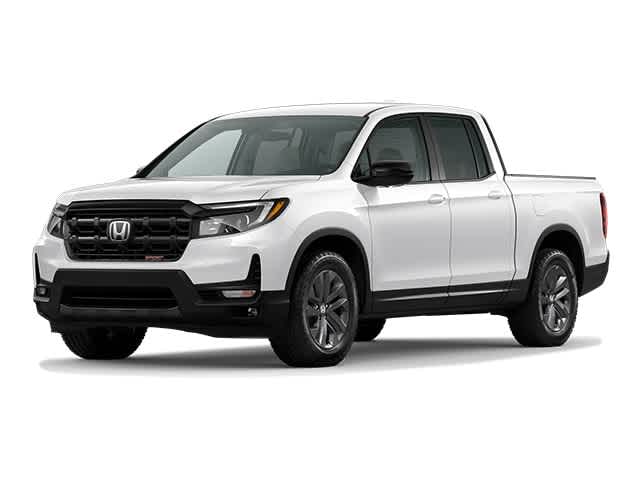 Platinum White Pearl 2024 Honda Ridgeline Pickup Truck All-Wheel Drive 9-Speed Automatic