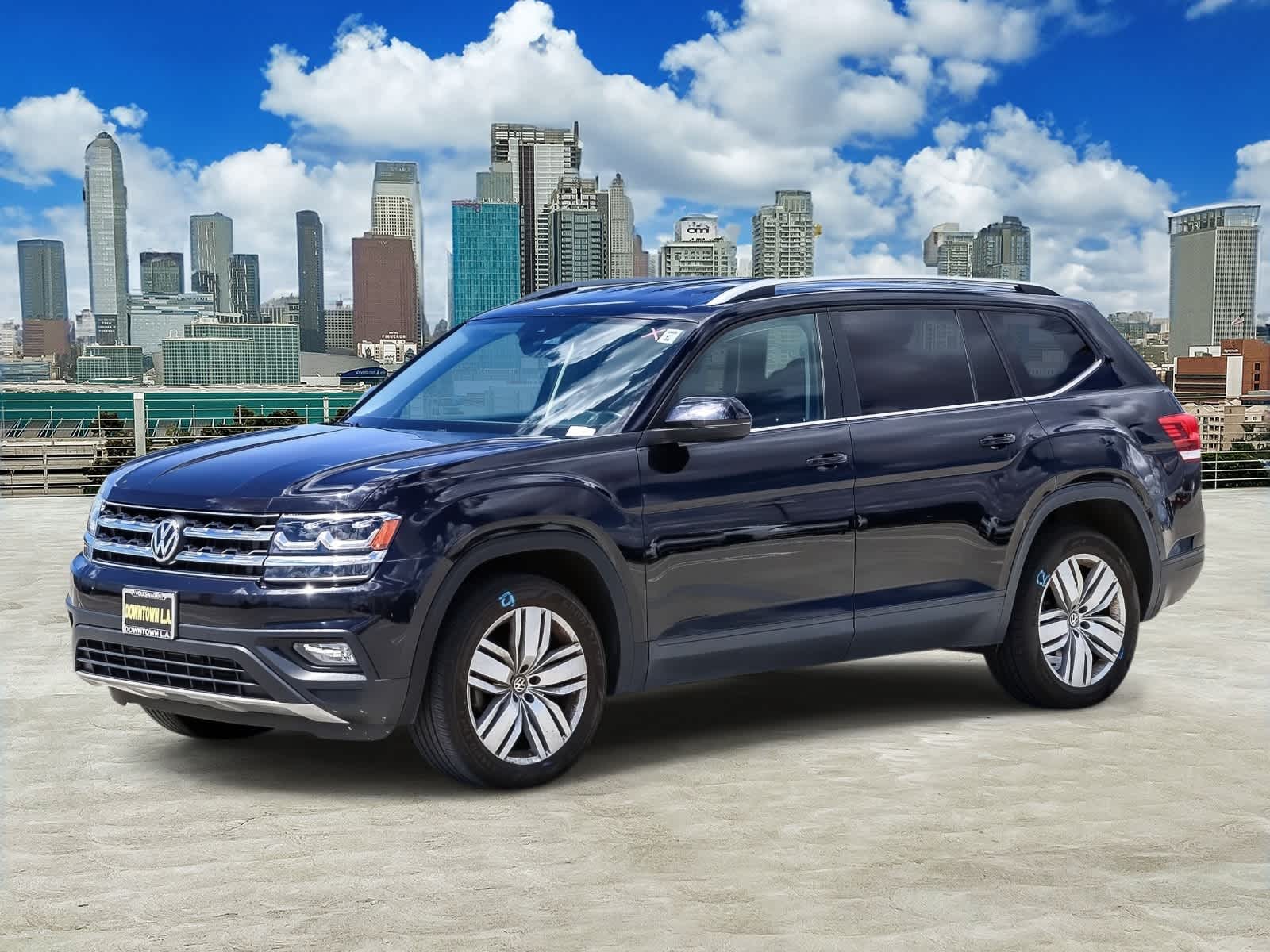 Deep Black Pearl 2019 Volkswagen Atlas SE FWD with Technology SUV / Crossover Front-Wheel Drive 8-Speed Automatic