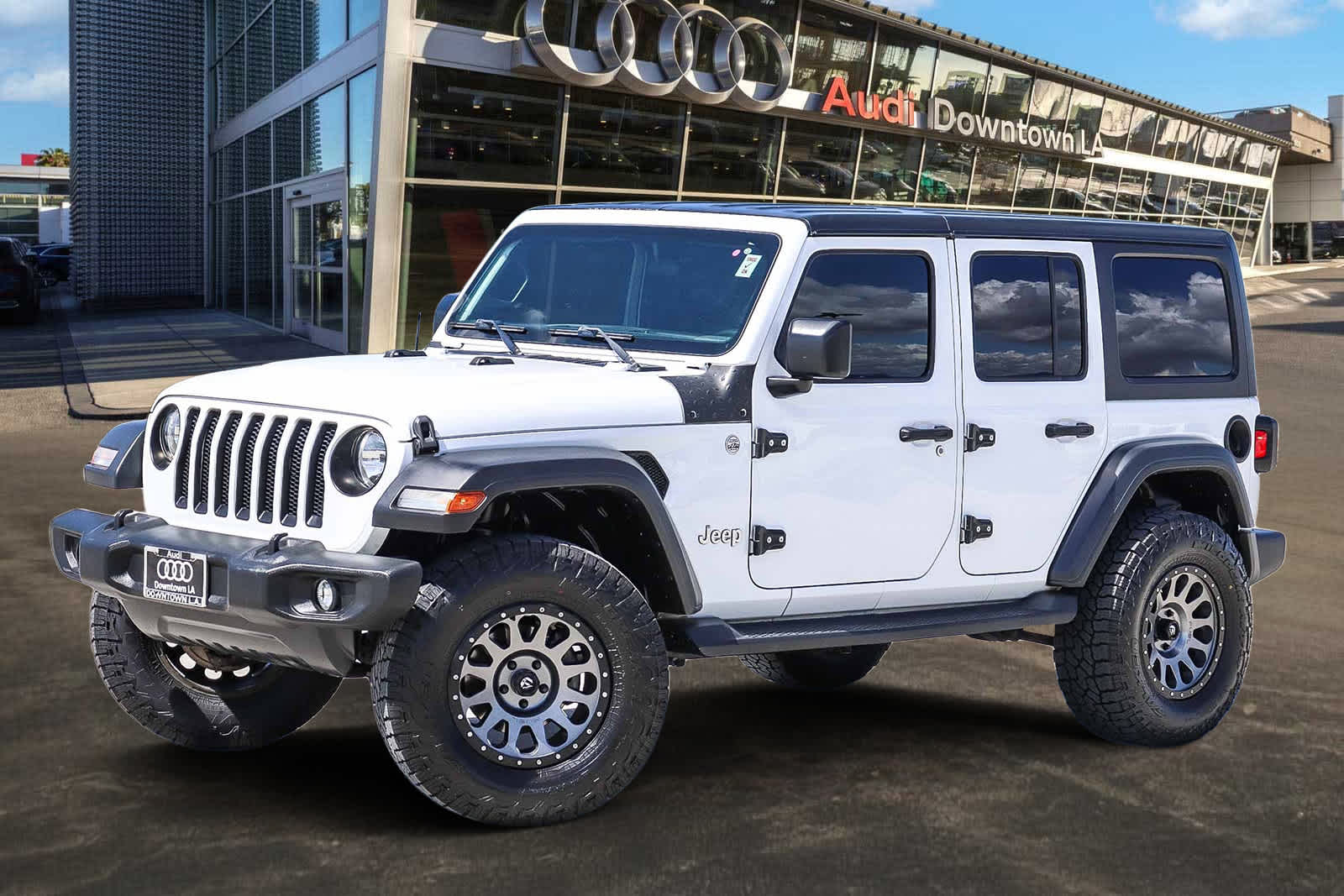 Bright White Clearcoat 2018 Jeep Wrangler Unlimited Sport S 4WD SUV / Crossover Four-Wheel Drive 8-Speed Automatic