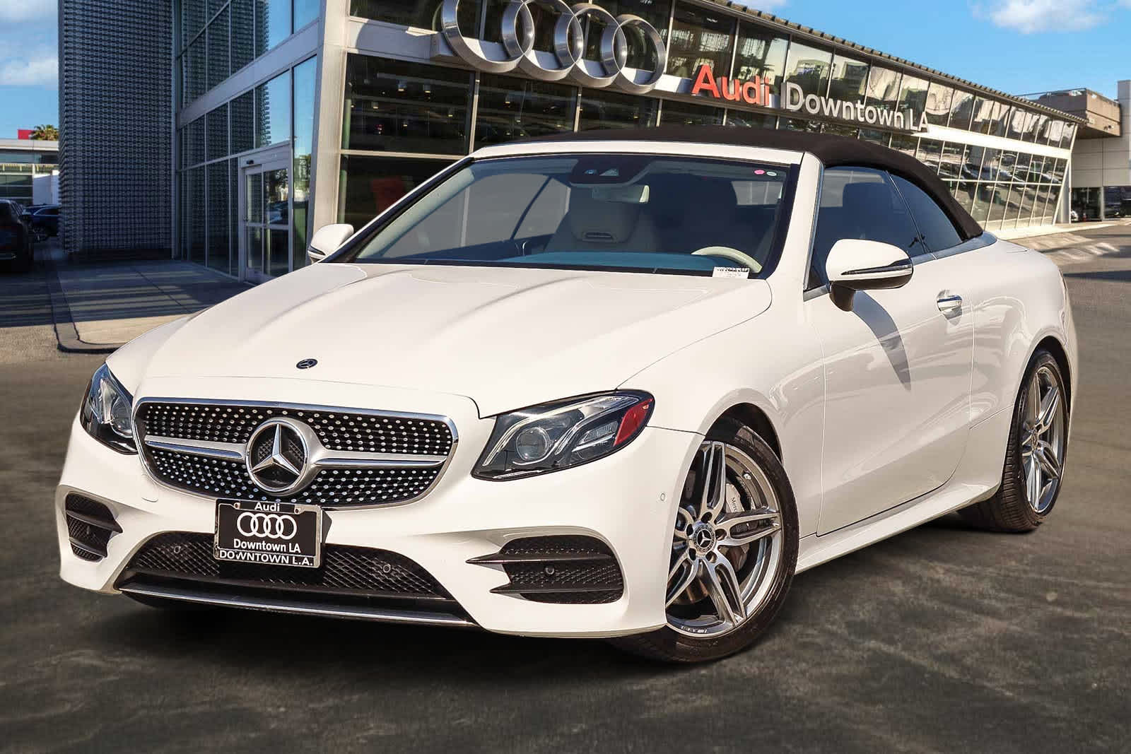 Polar White 2018 Mercedes-Benz E-Class Convertible Rear-Wheel Drive 9-Speed Automatic