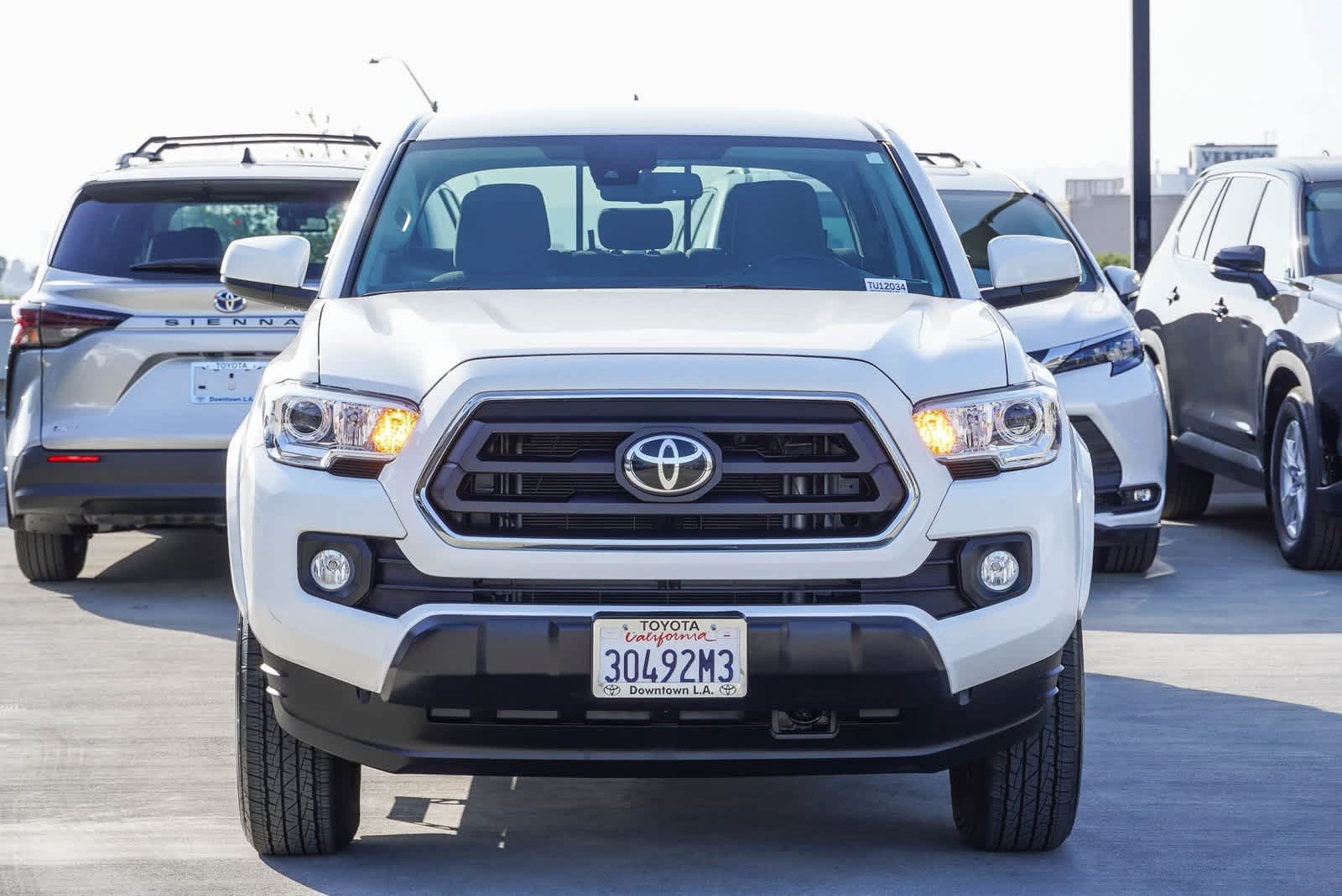 Certified 2022 Toyota Tacoma SR5 with VIN 3TMAZ5CN6NM183309 for sale in Los Angeles, CA