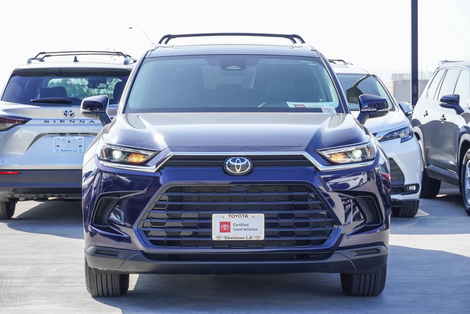 Certified 2024 Toyota Grand Highlander XLE with VIN 5TDAAAA55RS013354 for sale in Los Angeles, CA