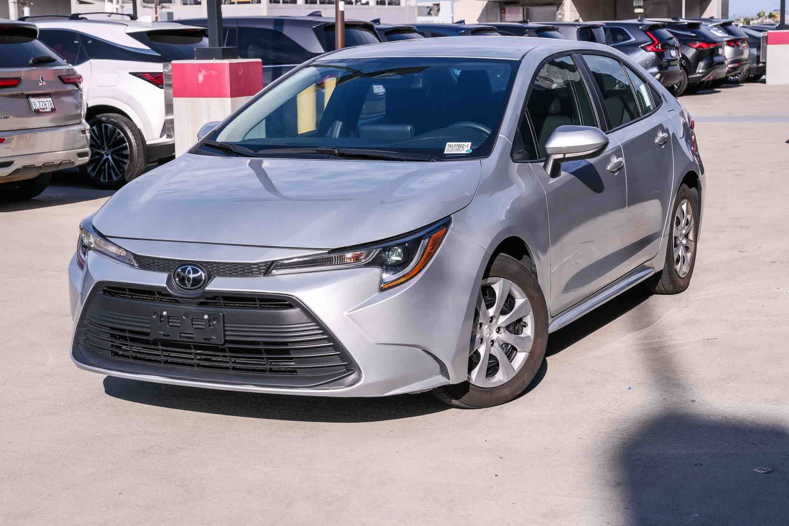 Classic Silver Metallic 2025 Toyota Corolla LE FWD Sedan Front-Wheel Drive Continuously Variable Transmission