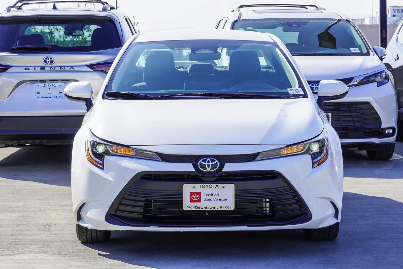 Certified 2024 Toyota Corolla LE with VIN 5YFB4MDE2RP223542 for sale in Los Angeles, CA