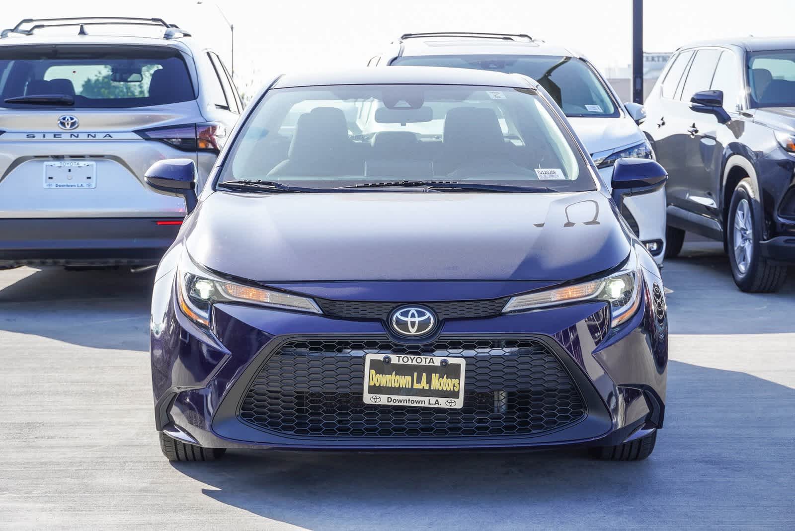 Certified 2021 Toyota Corolla LE with VIN 5YFEPMAE0MP167540 for sale in Los Angeles, CA