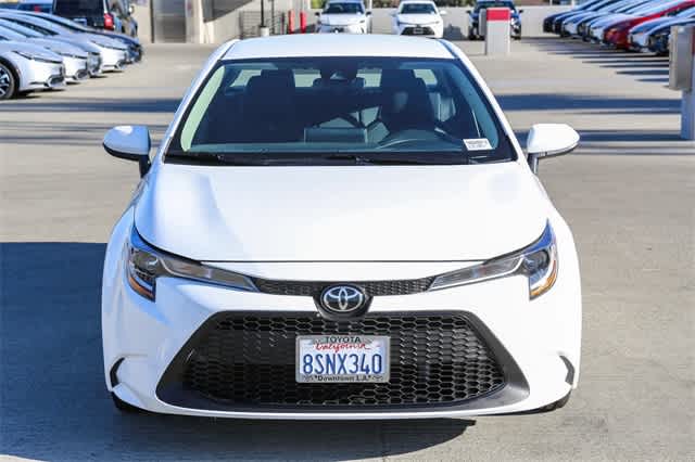 Used 2021 Toyota Corolla LE with VIN 5YFEPMAE9MP159436 for sale in Los Angeles, CA