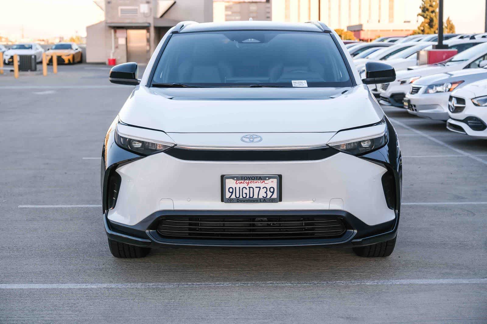 Used 2025 Toyota bZ4X XLE with VIN JTMAAAAAXSA070326 for sale in Los Angeles, CA