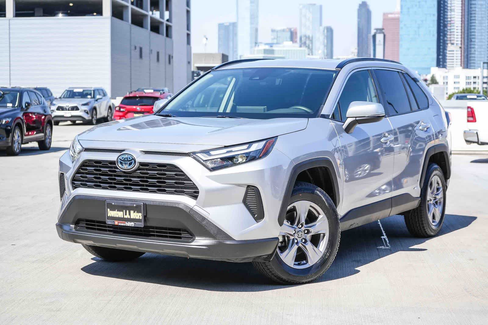 Silver Sky Metallic 2024 Toyota RAV4 Hybrid LE AWD SUV / Crossover All-Wheel Drive Continuously Variable Transmission