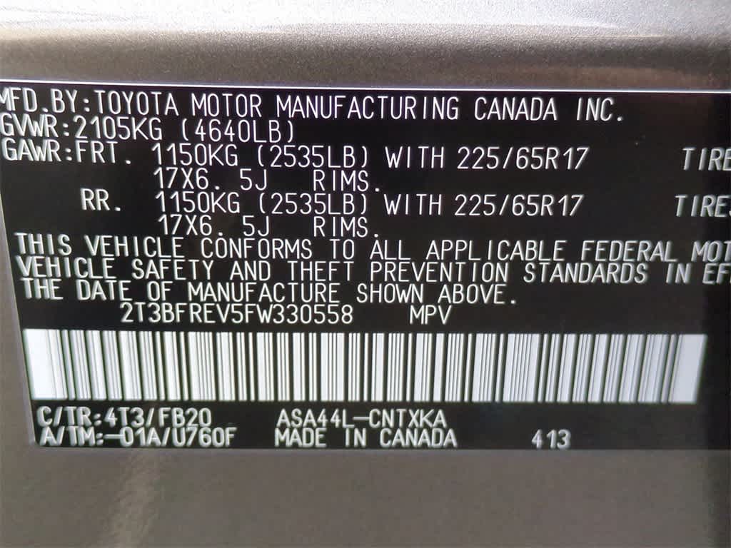 2015 Toyota RAV4 LE 35