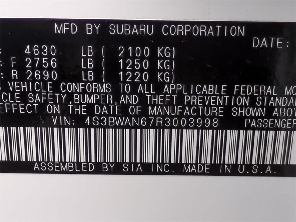 2024 Subaru Legacy Limited 39