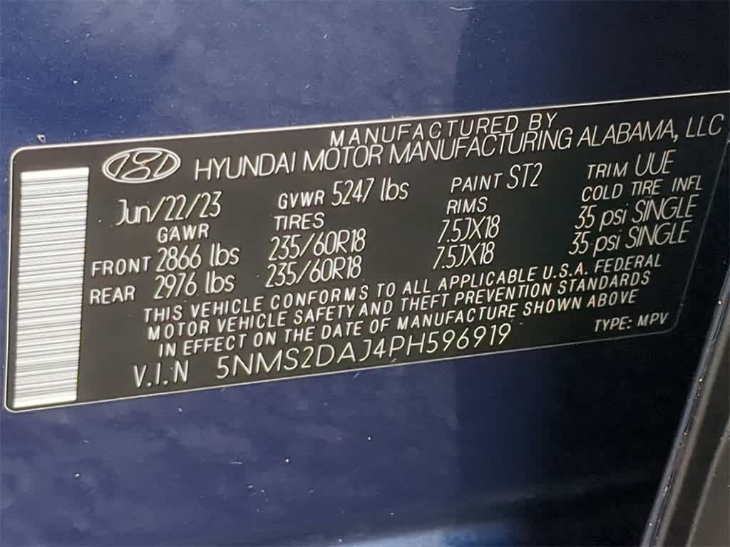 2023 Hyundai Santa Fe SEL 37