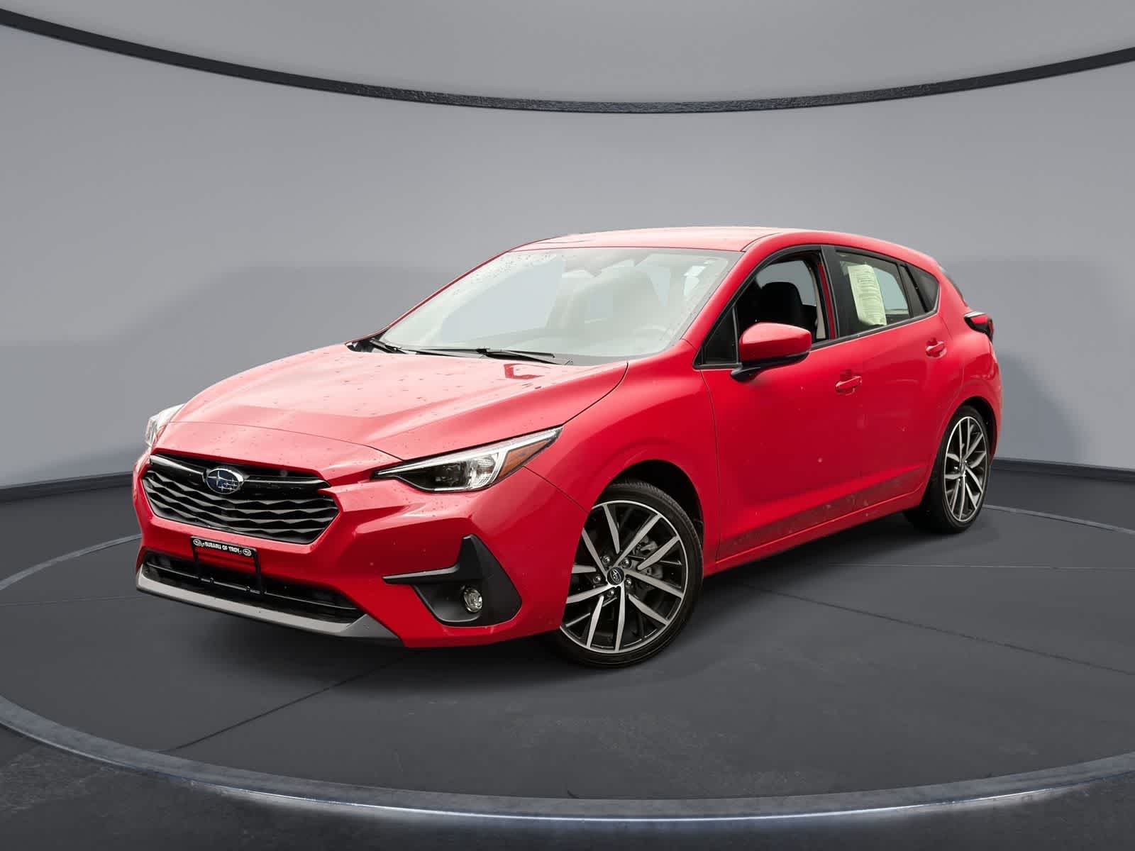 Pure Red 2024 Subaru Impreza Sport AWD Wagon All-Wheel Drive Continuously Variable Transmission