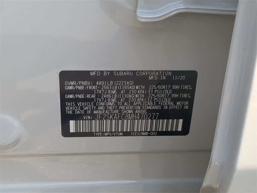 2021 Subaru Forester Premium 38