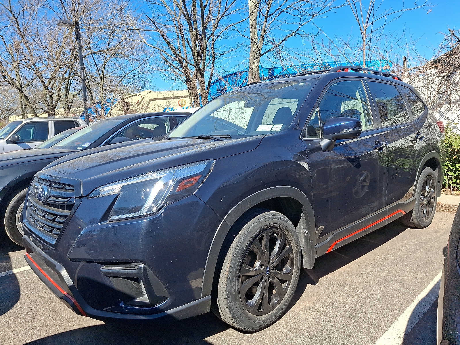 Dark Blue Pearl 2022 Subaru Forester Sport Crossover AWD SUV / Crossover All-Wheel Drive Continuously Variable Transmission