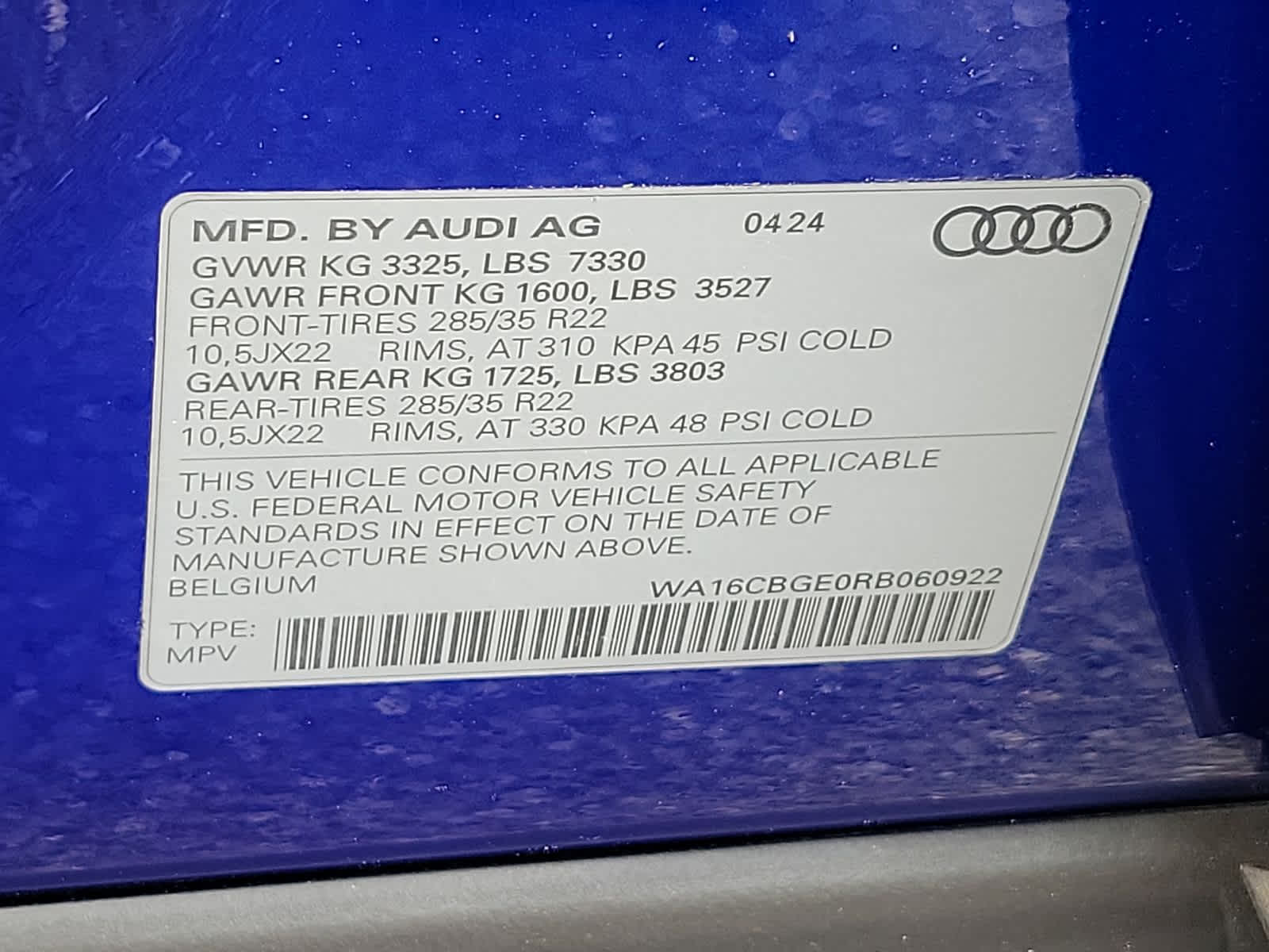 2024 Audi SQ8 e-tron Prestige 16