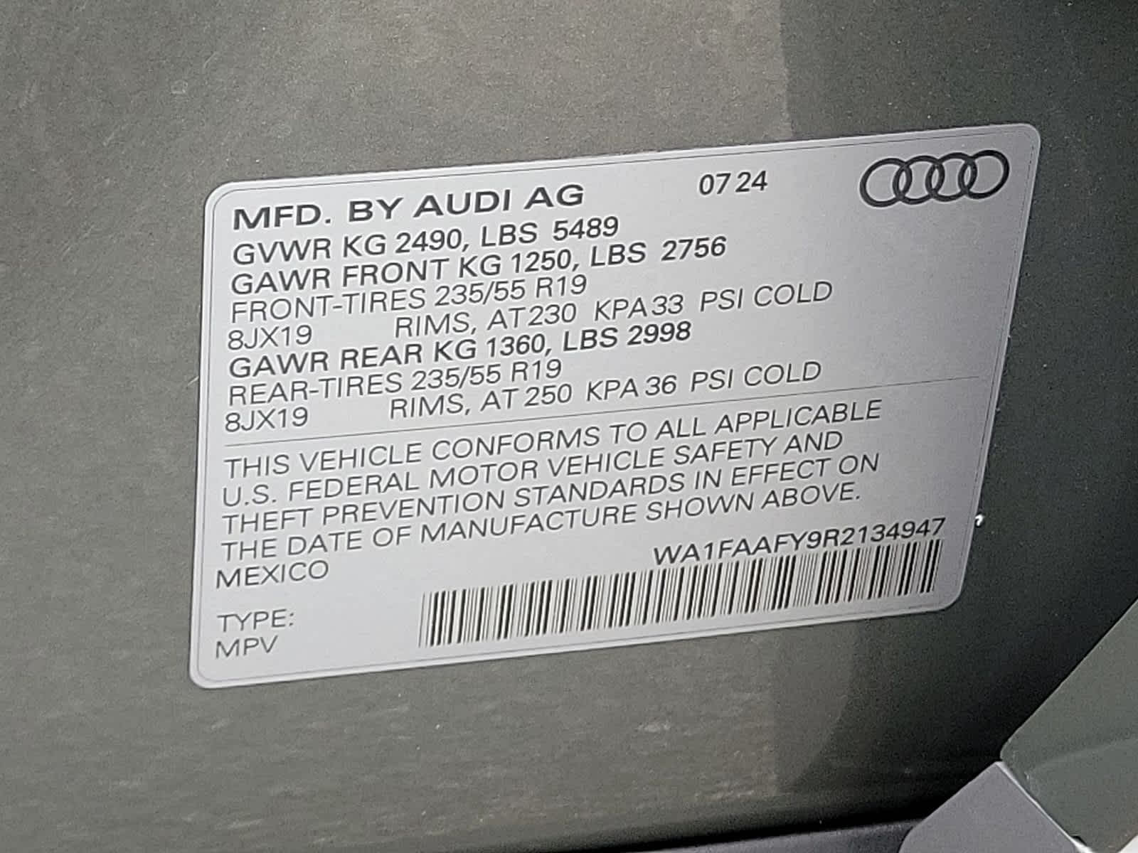 2024 Audi Q5 S line Prestige 17