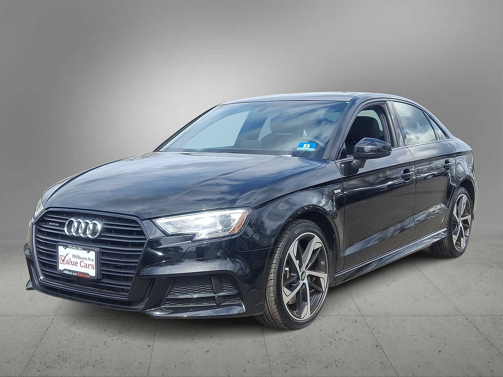 Brilliant Black 2020 Audi A3 45 TFSI quattro S Line Premium Sedan AWD Sedan All-Wheel Drive 7-Speed Automatic
