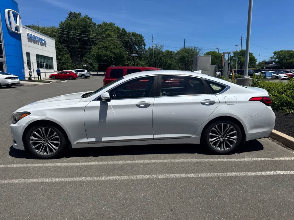 Casablanca White 2016 Hyundai Genesis 3.8 RWD Sedan Rear-Wheel Drive Automatic
