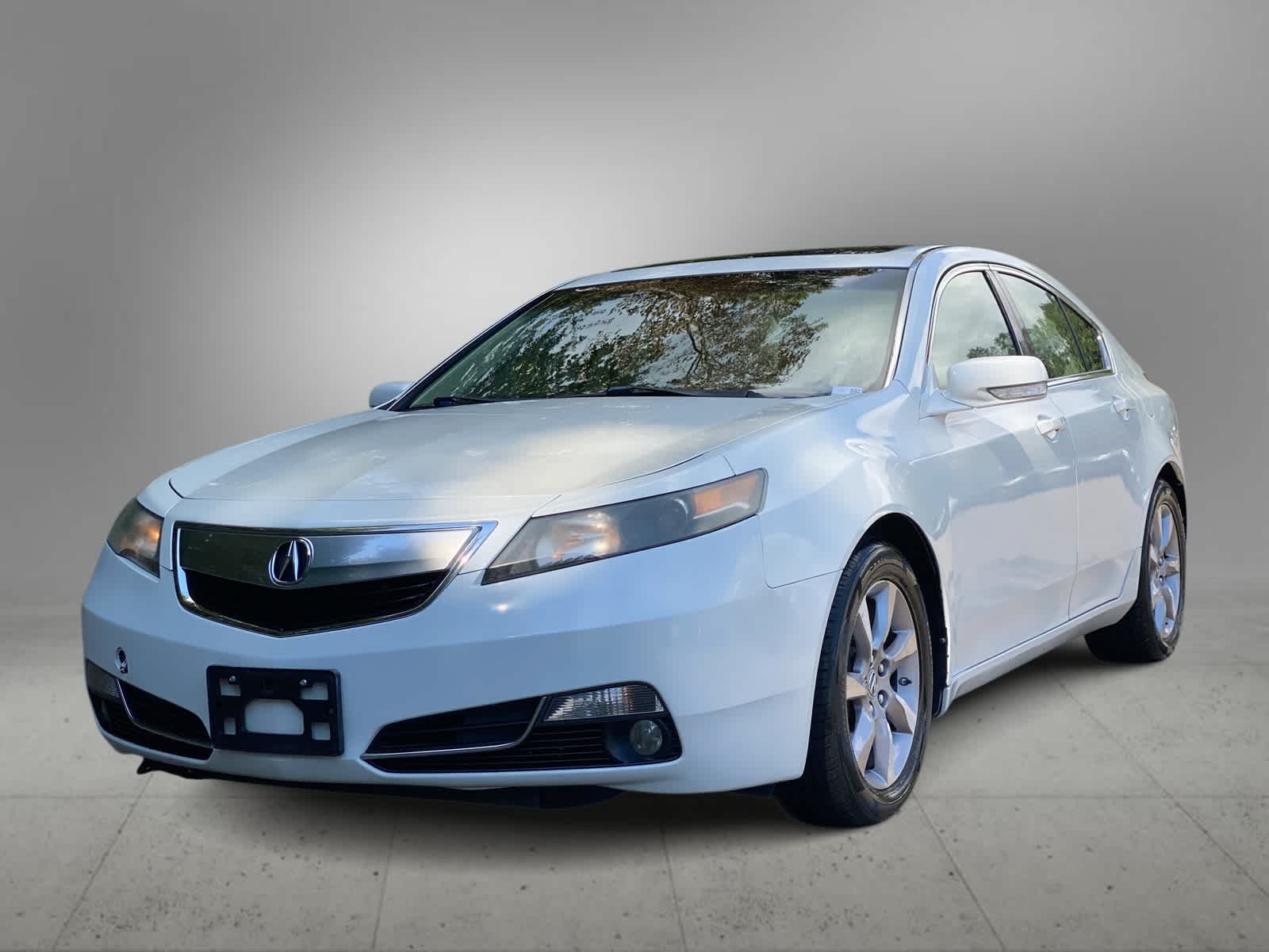 White 2014 Acura TL Sedan Front-Wheel Drive 6-Speed Automatic