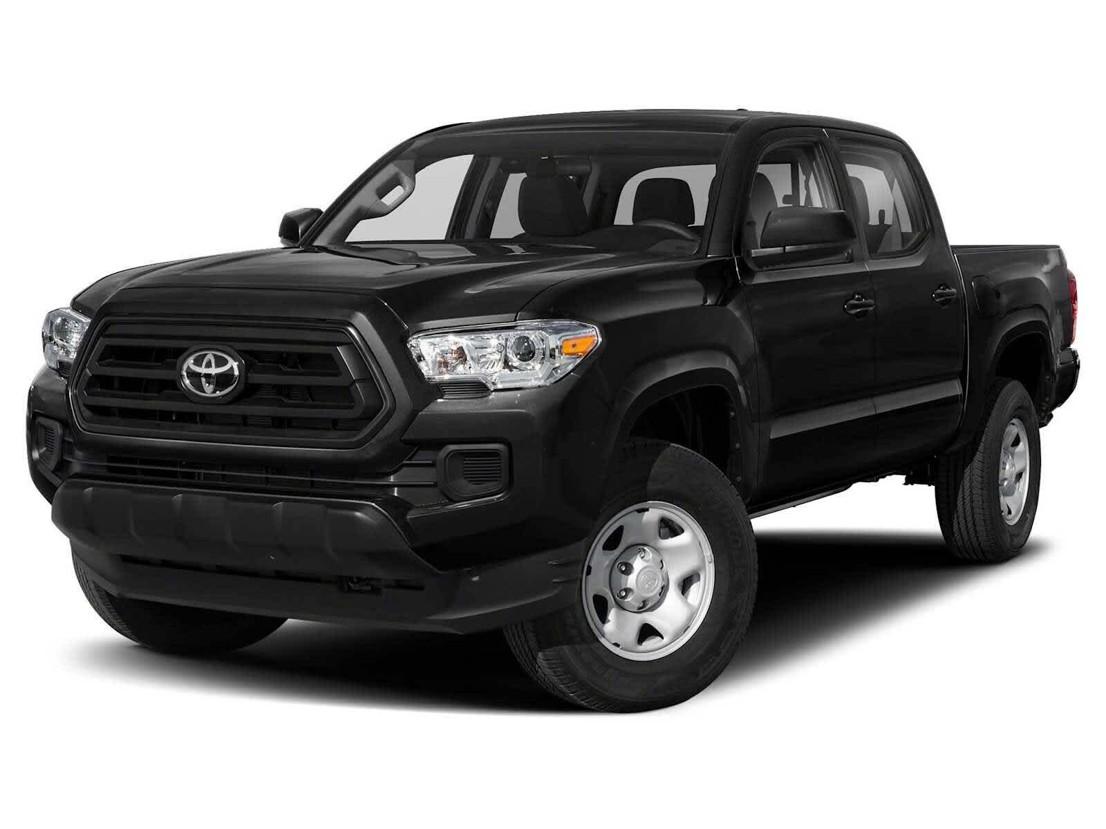 Midnight Black Metallic 2021 Toyota Tacoma Pickup Truck Four-Wheel Drive 6-Speed Automatic