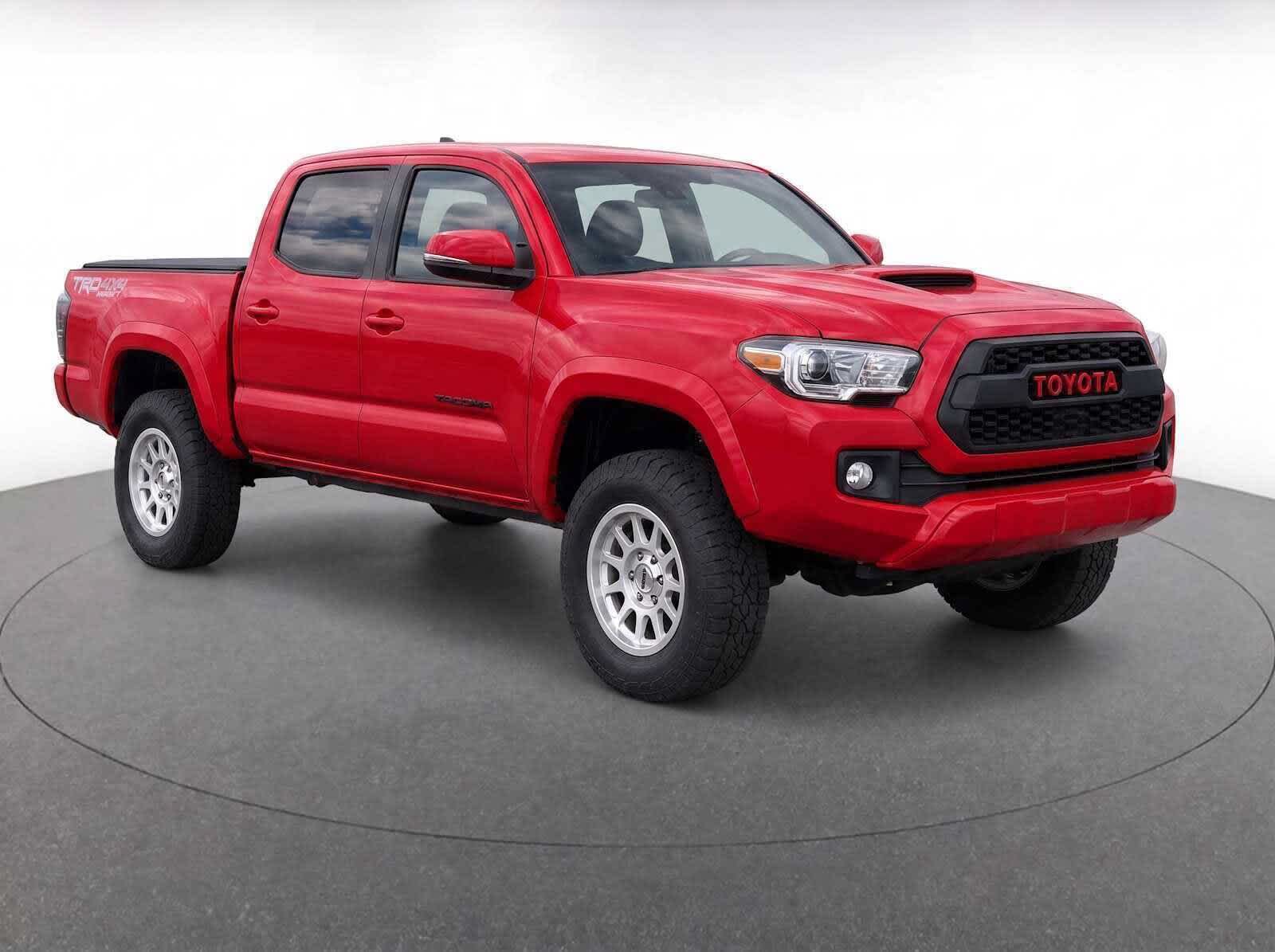 Barcelona Red Metallic 2017 Toyota Tacoma Pickup Truck Four-Wheel Drive 6-Speed Automatic