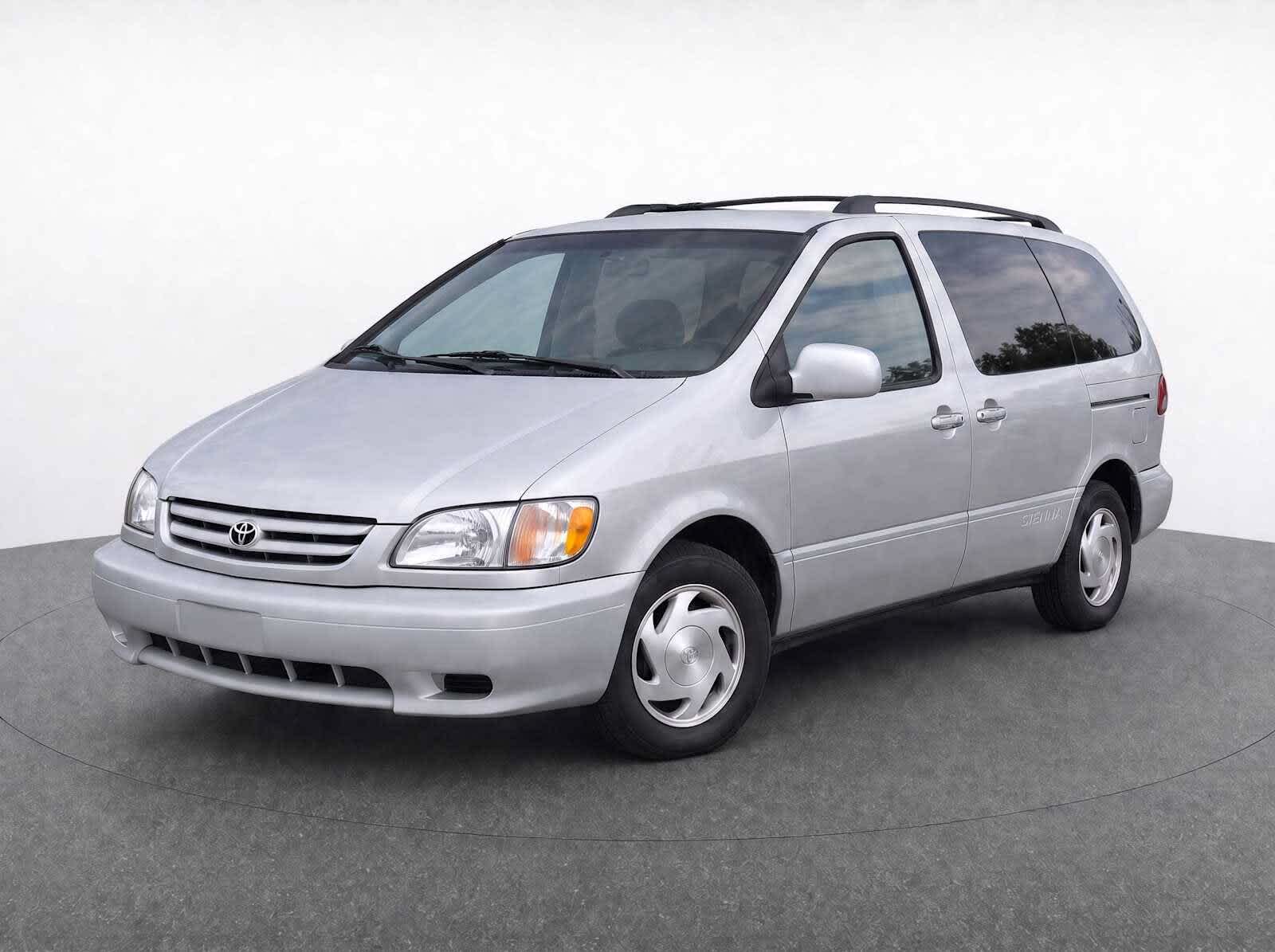 Lunar Mist Metallic 2003 Toyota Sienna Minivan Front-Wheel Drive 4-Speed Automatic