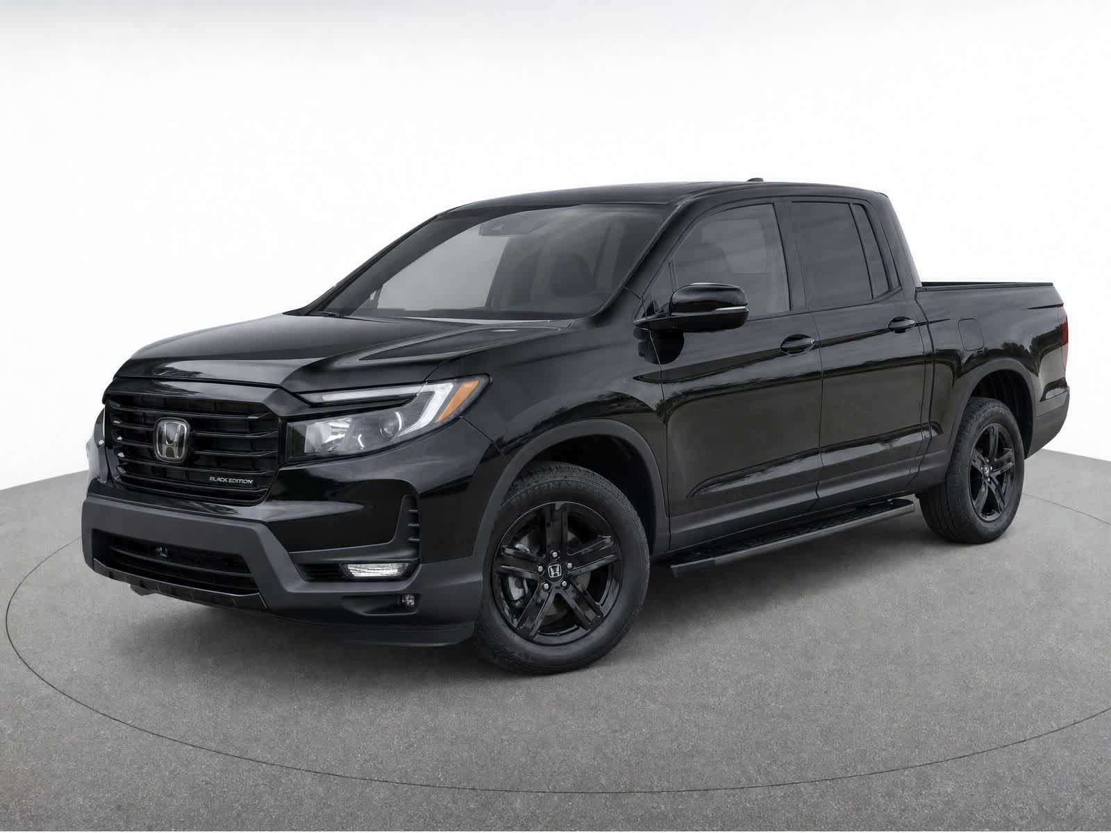 Crystal Black Pearl 2023 Honda Ridgeline Pickup Truck All-Wheel Drive 9-Speed Automatic