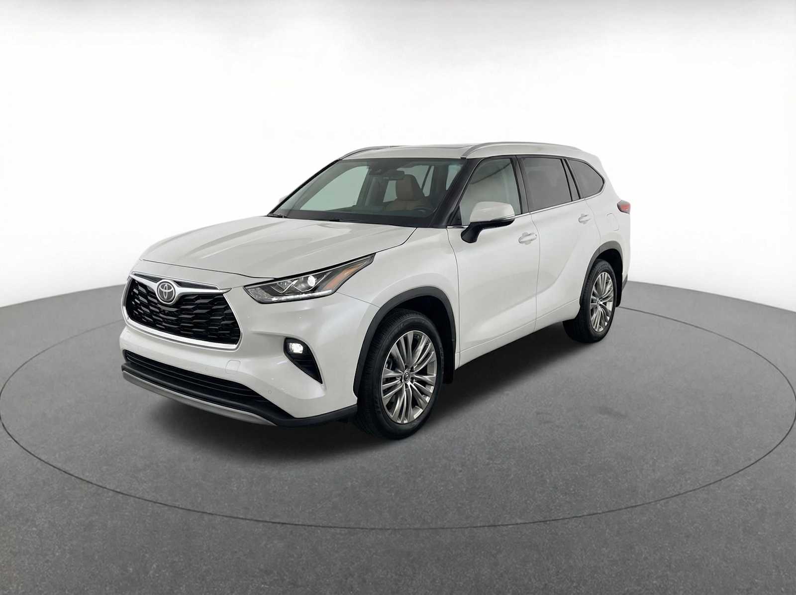 White (Wind Chill Pearl) 2025 Toyota Highlander Platinum AWD SUV / Crossover All-Wheel Drive Automatic