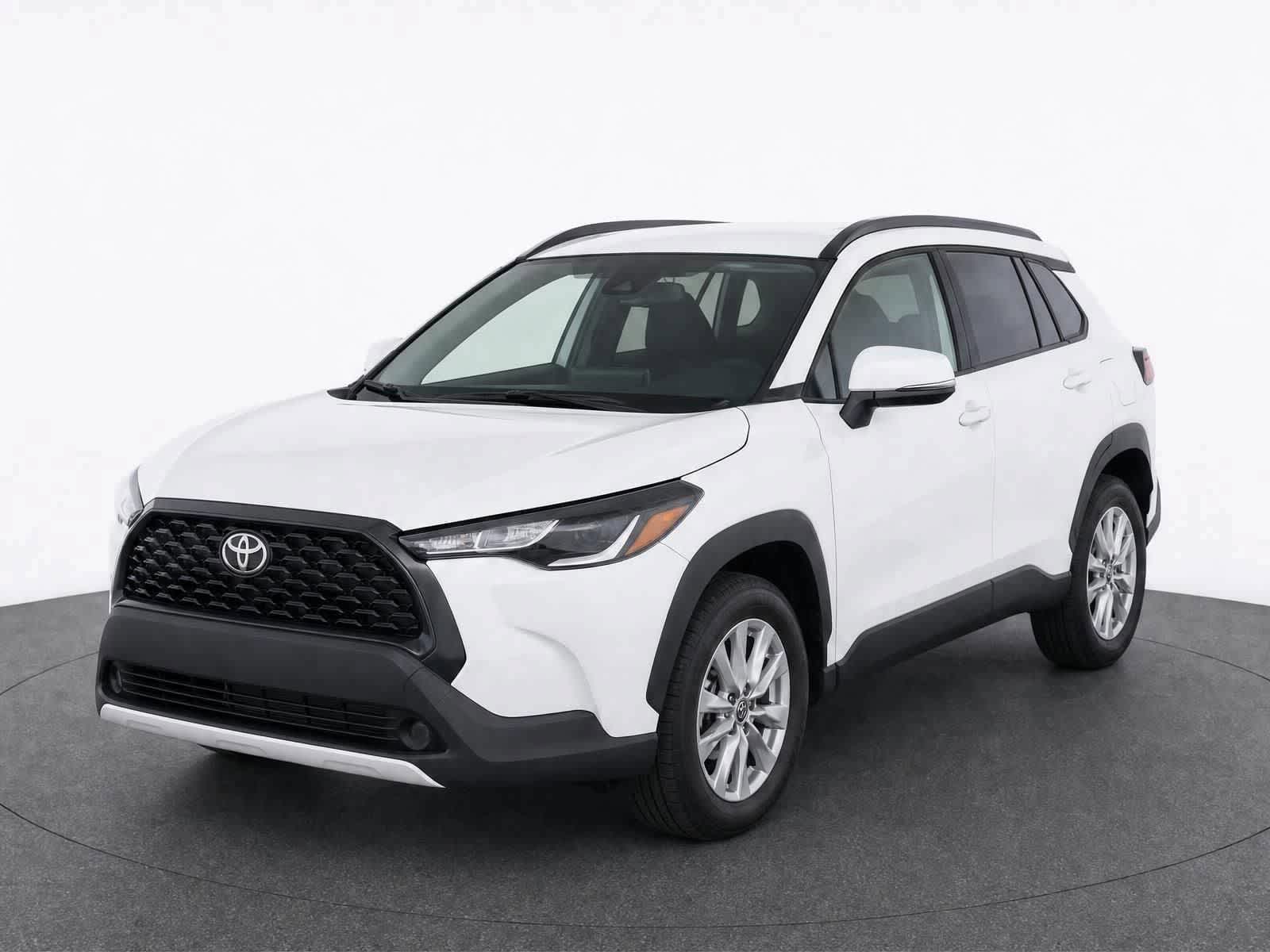 White (Wind Chill Pearl) 2022 Toyota Corolla Cross LE AWD SUV / Crossover All-Wheel Drive Continuously Variable Transmission