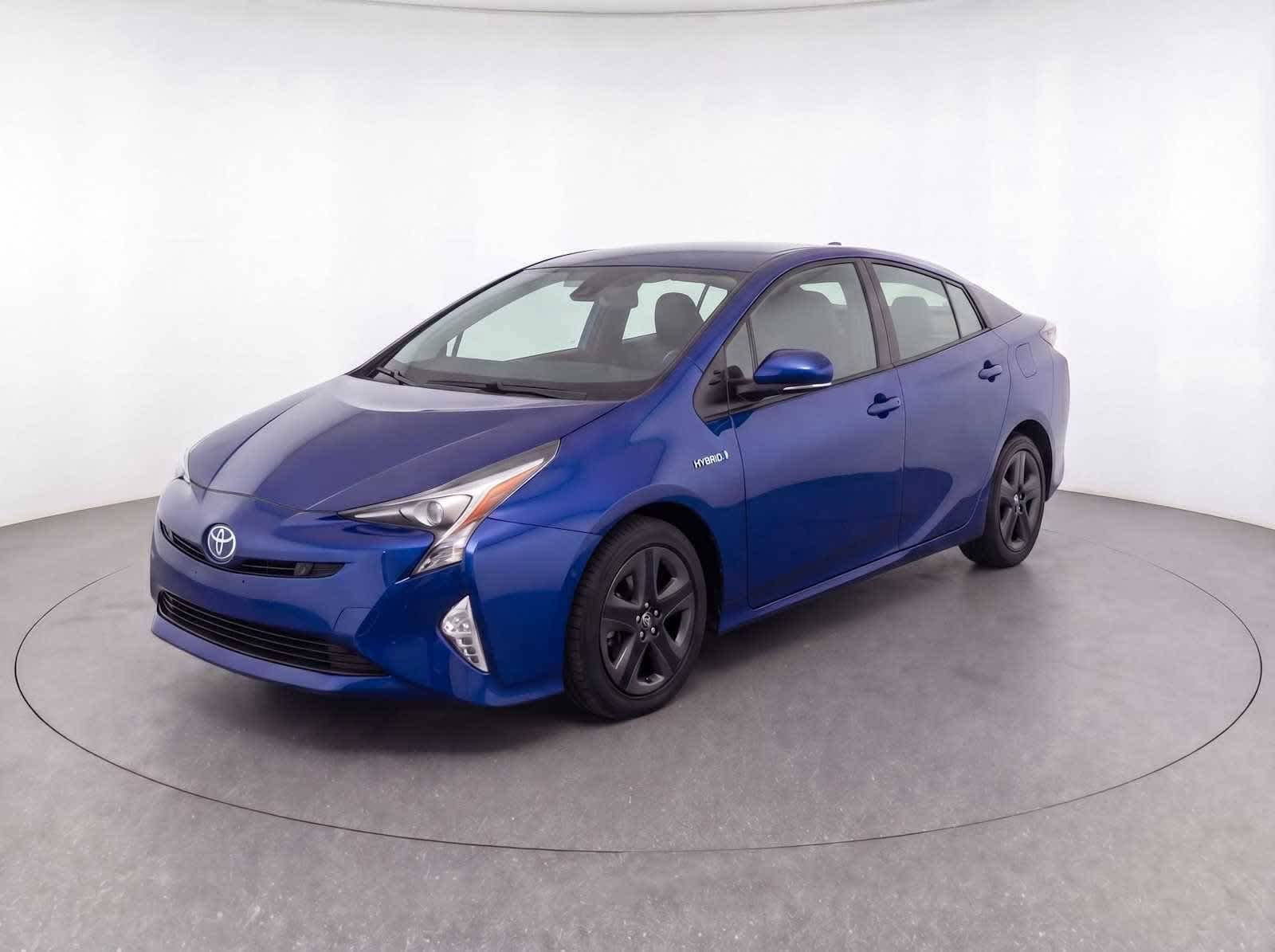 Blue Crush Metallic 2018 Toyota Prius Three Touring FWD Hatchback Front-Wheel Drive Continuously Variable Transmission