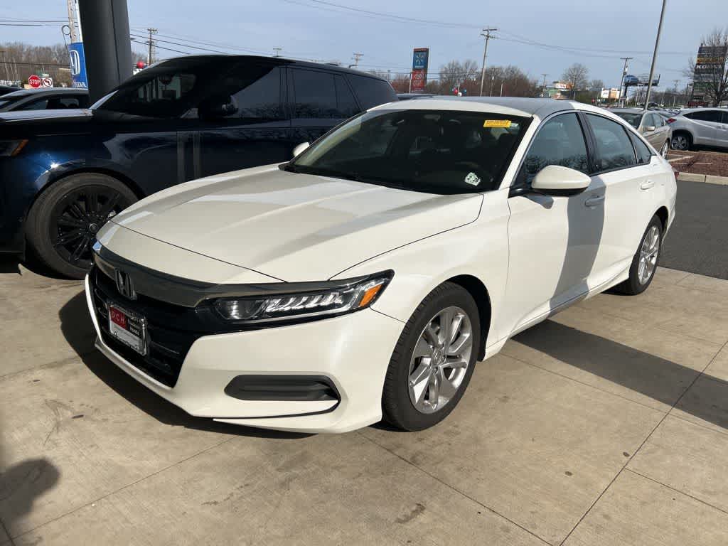 Platinum White Pearl 2020 Honda Accord 1.5T LX FWD Sedan Front-Wheel Drive Continuously Variable Transmission