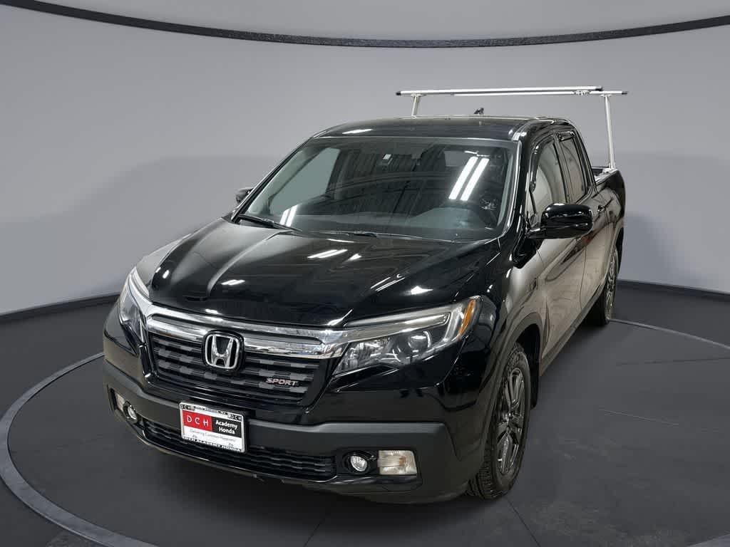 Black 2017 Honda Ridgeline Sport Pickup Truck Front-Wheel Drive 6-Speed Automatic
