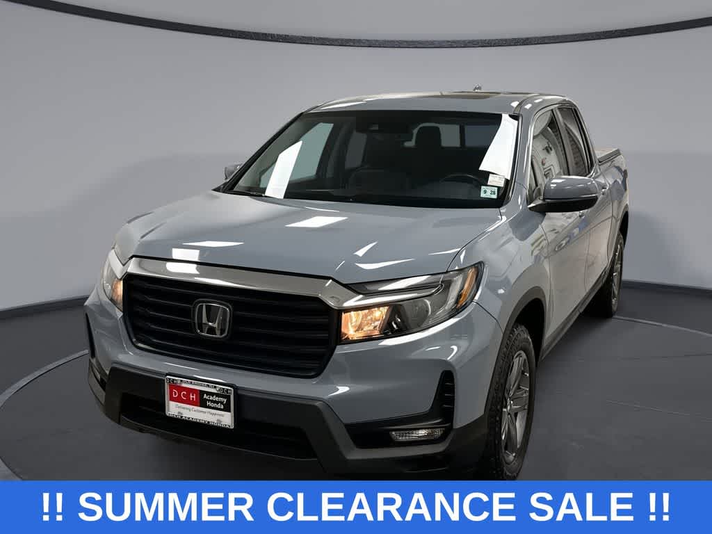 Sonic Gray Pearl 2023 Honda Ridgeline Pickup Truck All-Wheel Drive 9-Speed Automatic