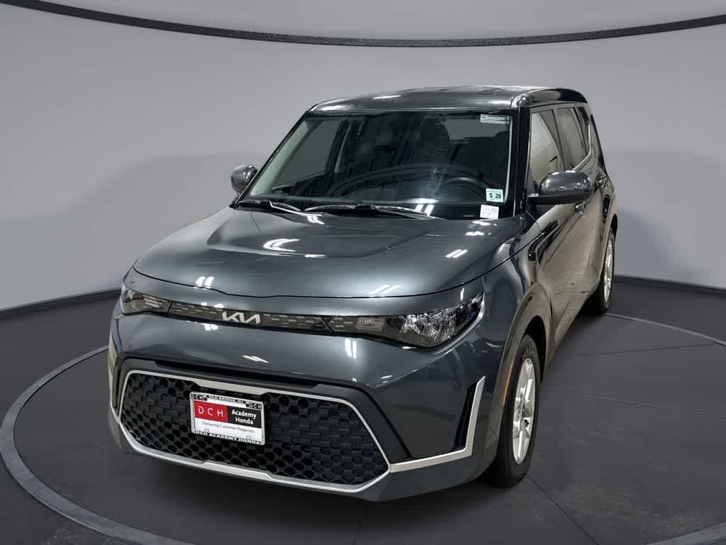 Gravity Gray 2023 Kia Soul LX FWD SUV / Crossover Front-Wheel Drive Continuously Variable Transmission