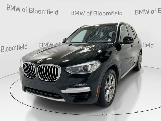 Jet Black 2021 BMW X3 SUV / Crossover All-Wheel Drive 8-Speed Automatic