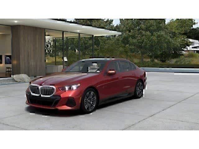 Vegas Red Metallic 2026 BMW 5 Series 550e xDrive Sedan All-Wheel Drive 8-Speed Automatic