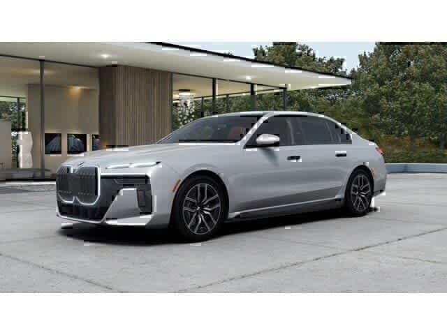 Gray (Brooklyn Grey Metallic) 2026 BMW i7 xDrive60 Sedan All-Wheel Drive 1-Speed Automatic