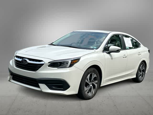 Crystal White Pearl 2021 Subaru Legacy Sedan All-Wheel Drive Continuously Variable Transmission