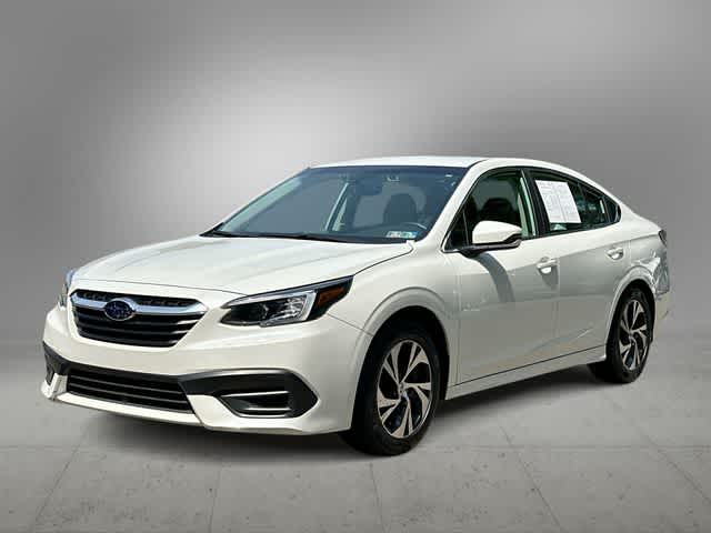 Crystal White Pearl 2021 Subaru Legacy Sedan All-Wheel Drive Continuously Variable Transmission