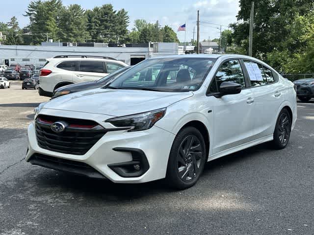 Crystal White Pearl 2024 Subaru Legacy Sport AWD Sedan All-Wheel Drive Continuously Variable Transmission