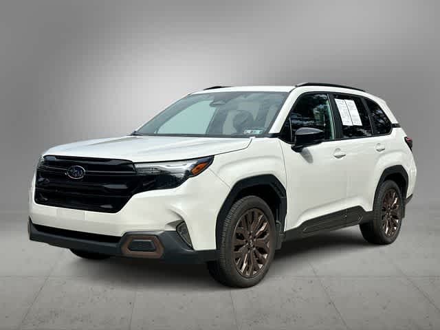 Crystal White Pearl 2026 Subaru Forester SUV / Crossover All-Wheel Drive Continuously Variable Transmission